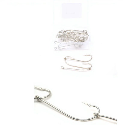 Gang Hooks for Sea Angling and Squid Fishing (Carbon Steel, 10 Strings)