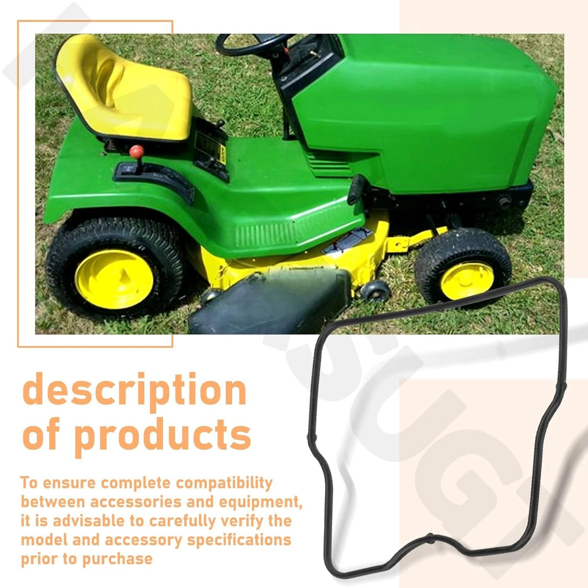 2-Pack Gaskets for John Deere Equipment