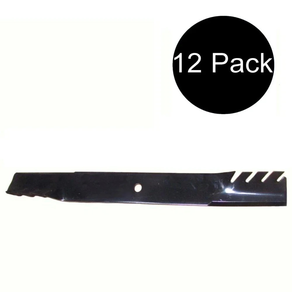 12-Pack High Lift Toothed Blades for Ferris 48112 48113 481709 96341