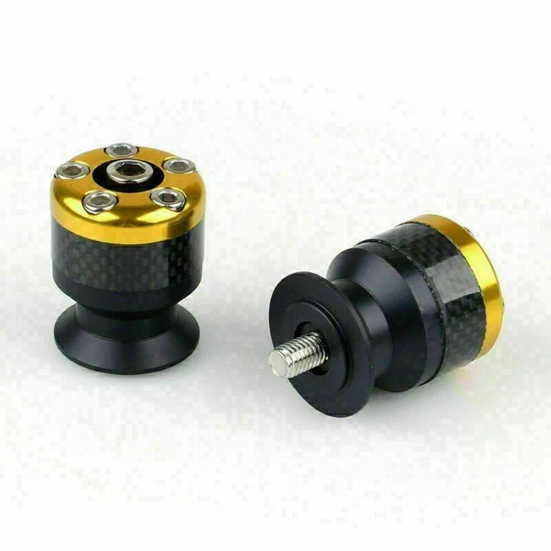 CNC Carbon Fiber 8mm Swingarm Slider Spools for Ducati 1098 1198 (2007–2012)