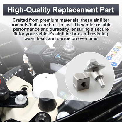 Screw Man Engine Air Filter Box Bolt Washer & Nut for M8 or 1/4-20