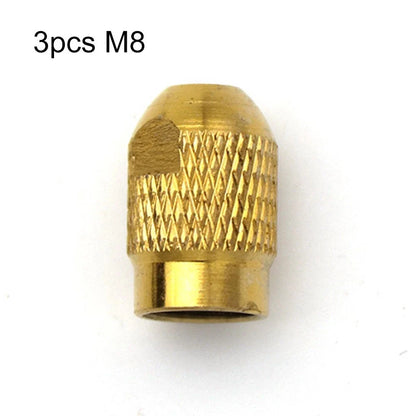 Chuck Nut for Electric Mill Shaft & Rotary Grinder Tool (Yellow Steel)