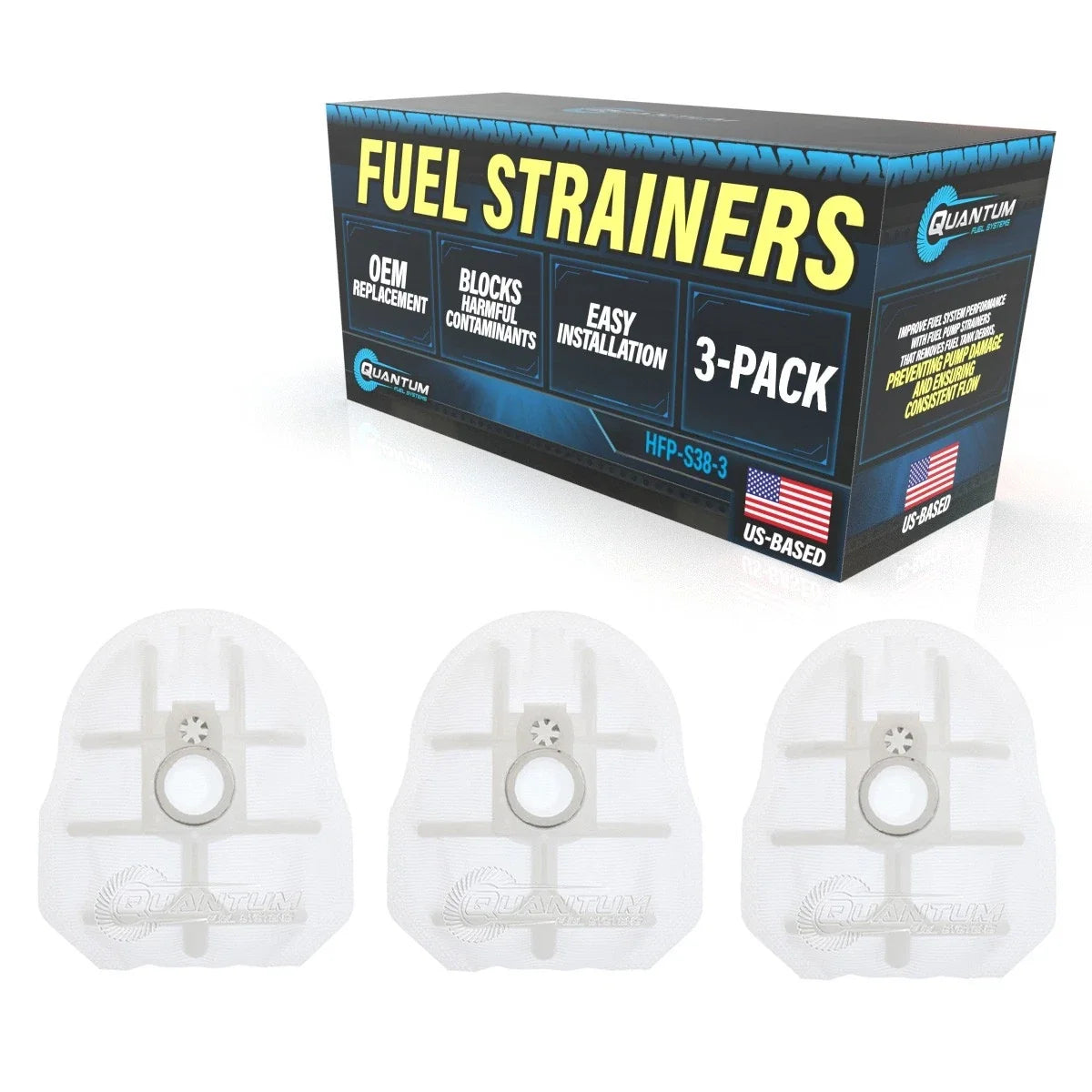 3X Fuel Pump Filter Screens for BMW F650CS (2001–2005) #16147723464