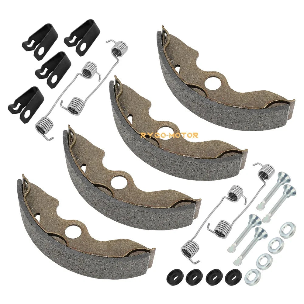 Front Brake Shoes Springs W/Pins Kit for Honda TRX300 2x4 (1988–2000)