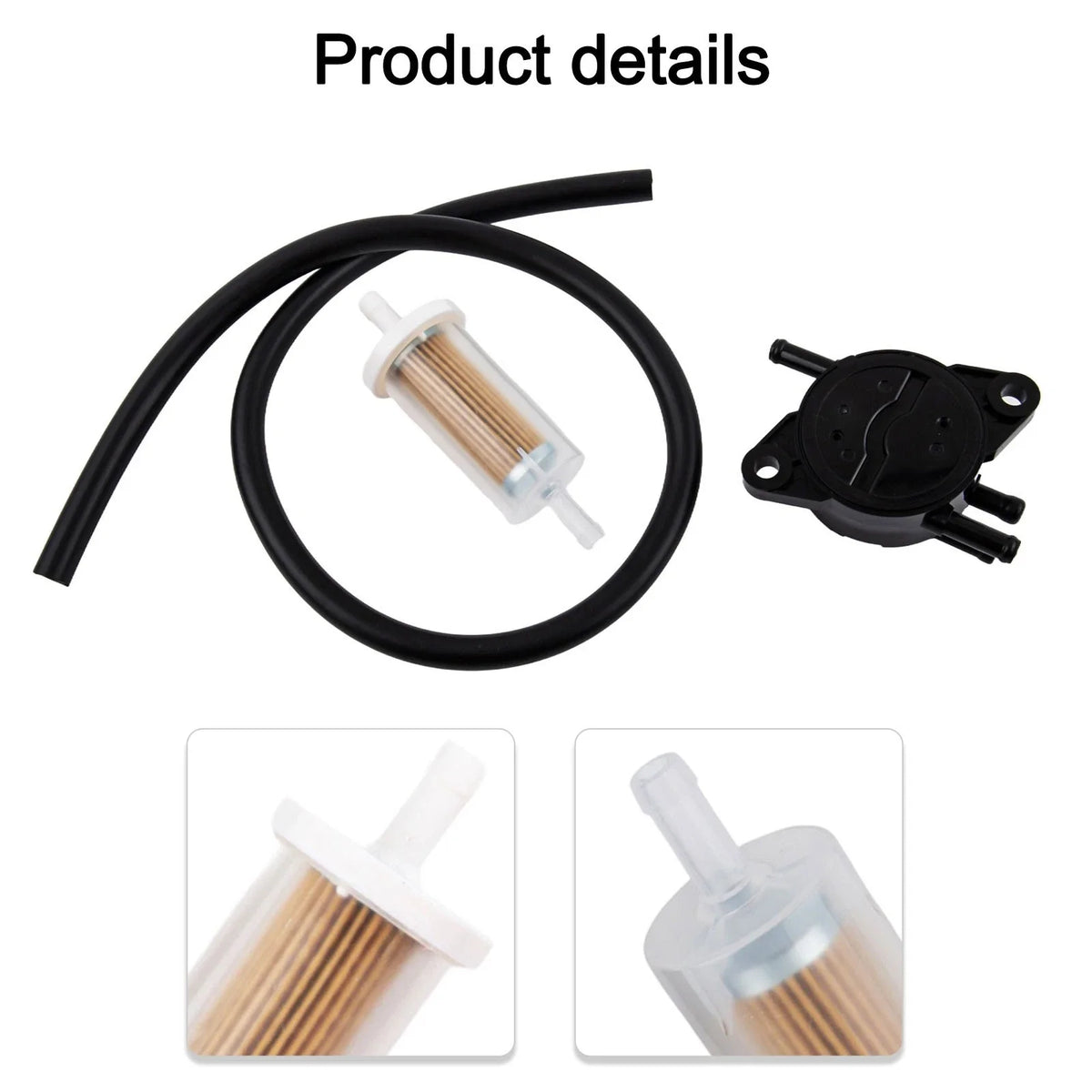 Fuel Pump Kit for Honda GX630 GX690 (Includes 1 Pump, 1 Pipe, 1 Filter)