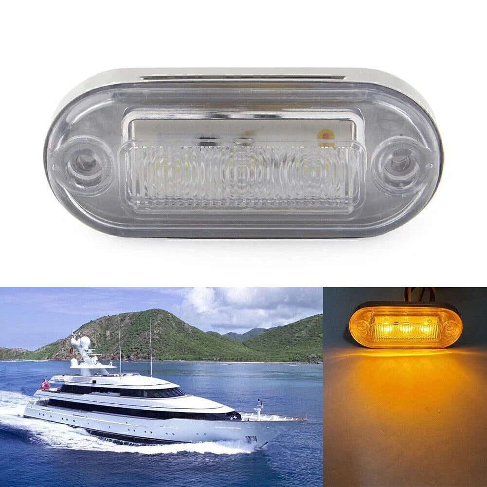 3 SMD LED Signal Light Lamp for Truck Trailer RV Boat (12V)