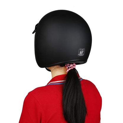 Open Face Scooter Motorcycle Helmet Matte Black S M L XL For All Seasons