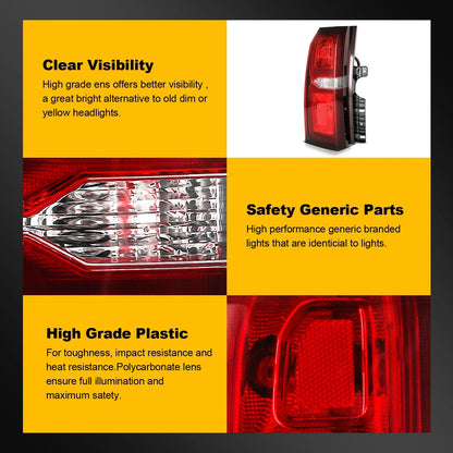Left Taillight Assembly for Chevrolet Suburban/Tahoe (2015–2020)