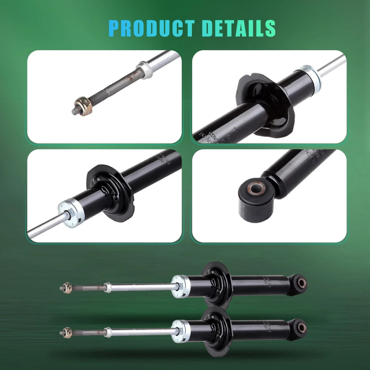 Set of 2 Rear Struts for Nissan Sentra (2000–2006)