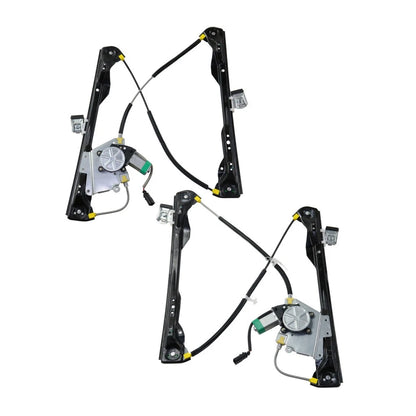 Set of 2 Window Regulators for Ford Focus (2000–2007) CLX-M0-USA-SET-RBF462901-CL360A70, FO1350132, FO1351132