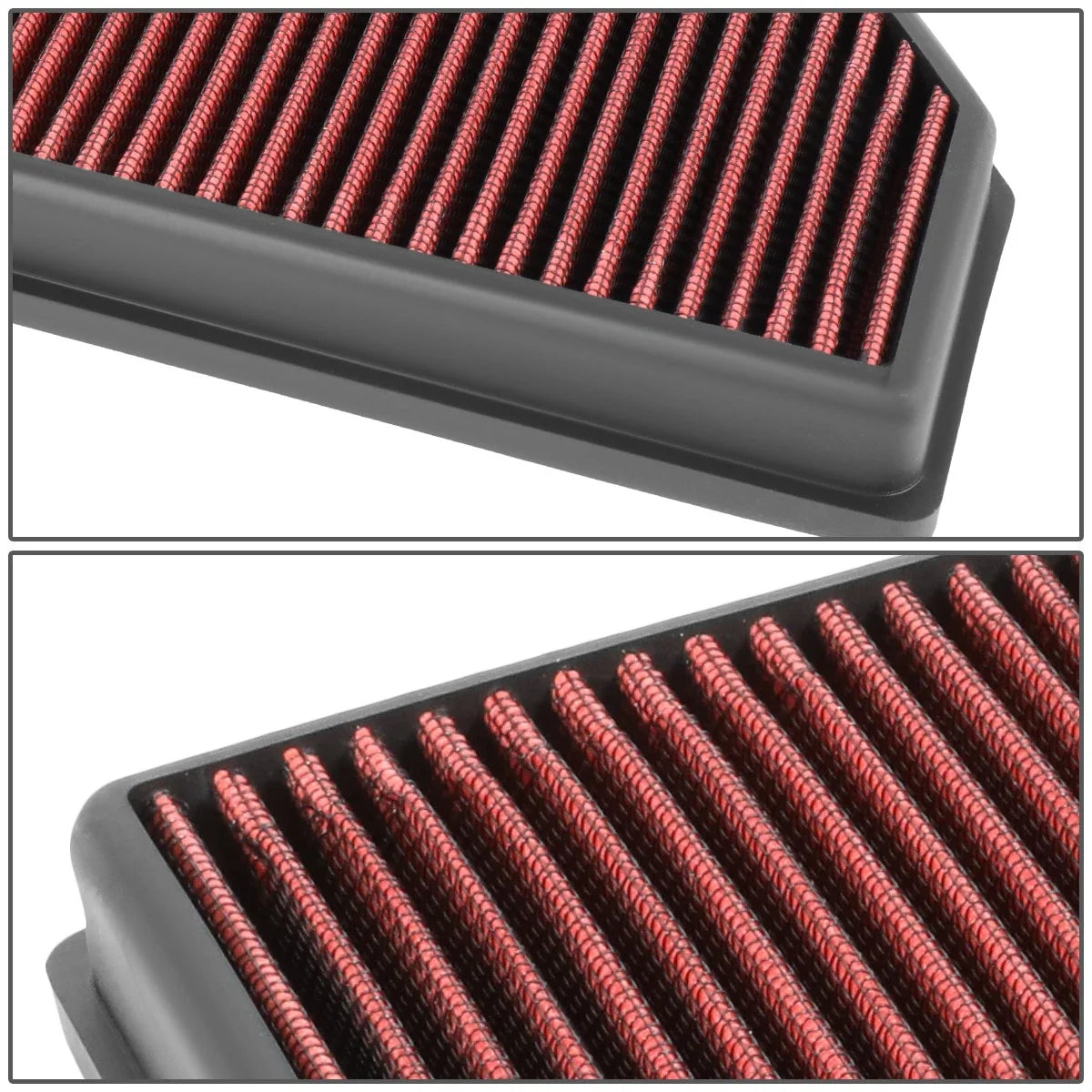 Set of 2 Reusable Panel Air Filters for Cadillac ATS/CTS/Camaro (2013–2019)