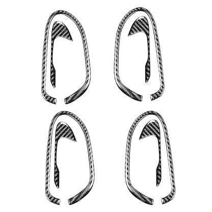 8Pcs Carbon Fiber Interior Door Handle Bowl Trim for Honda Civic (2006–2011)