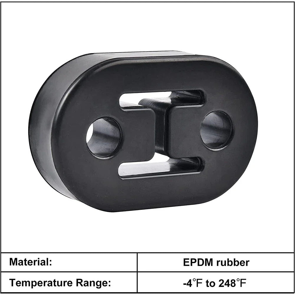 Set of 4 Exhaust Pipe Mounting Brackets for Universal Cars