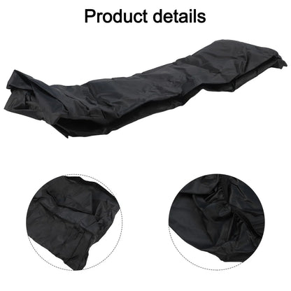 Black Waterproof Tractor Seat Cover for Riding Lawn Mower (50x39x35cm)