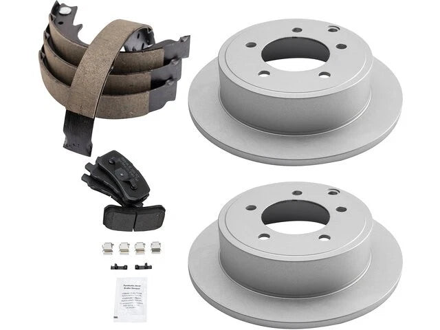 Brake Pad Rotor and Parking Brake Kit for Mitsubishi Lancer (2009–2014) 27476VBJM