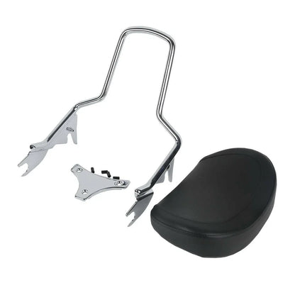 Sissy Bar Backrest Luggage Rack Docking Kit for Harley Road King (2009–2013)