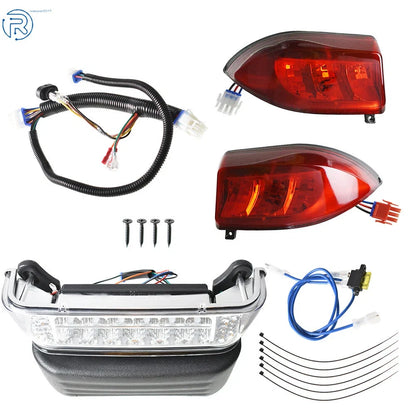 LED Headlight & Tail Light Kit for Club Car Precedent (Street Legal)