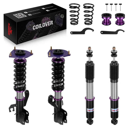 32 Way Adjustable Coilover Suspension Kit for Nissan Versa Sedan (2007–2011)
