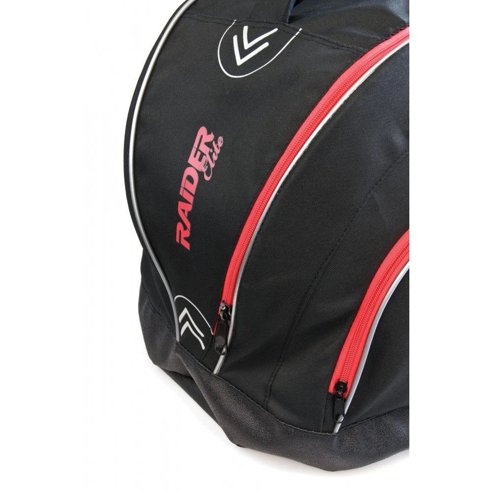 Helmet Storage Bag for Raider Elite (BCS-10) - Soft Fleece Lining, Black/Red
