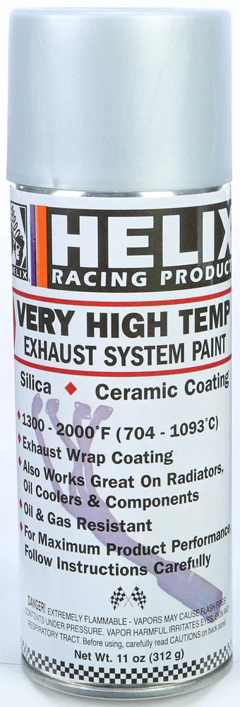 Helix High Temperature Exhaust Paint - Flat Aluminum for (165-1170)