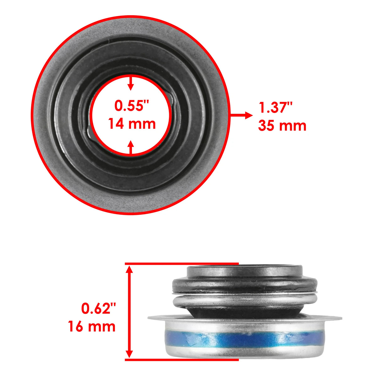Water Pump Seal for Yamaha (4C8-12438-00-00, SC4346WP106DM)