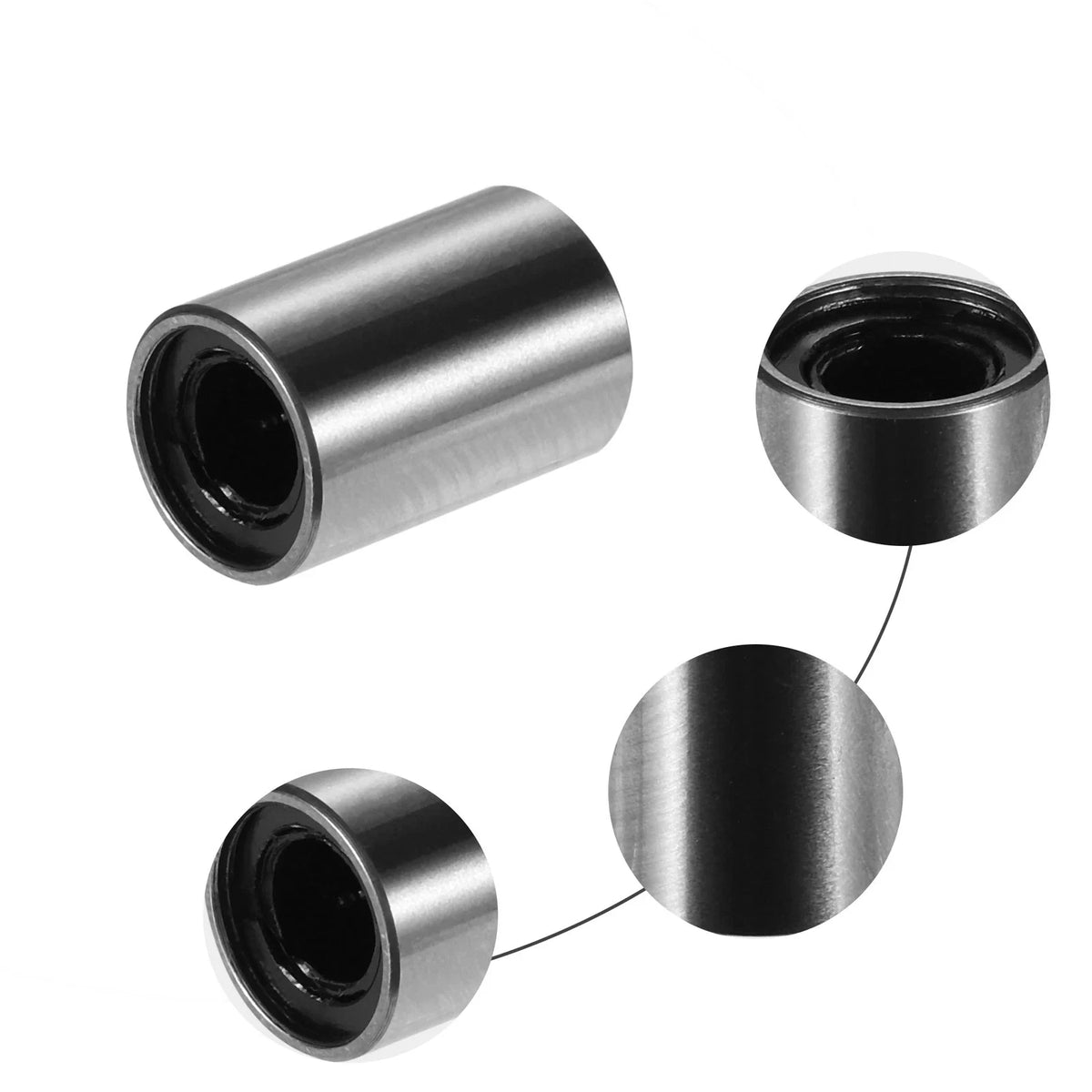 Set of 4 LM4UU Linear Ball Bearings 4mm ID x 8mm OD x 12mm Length
