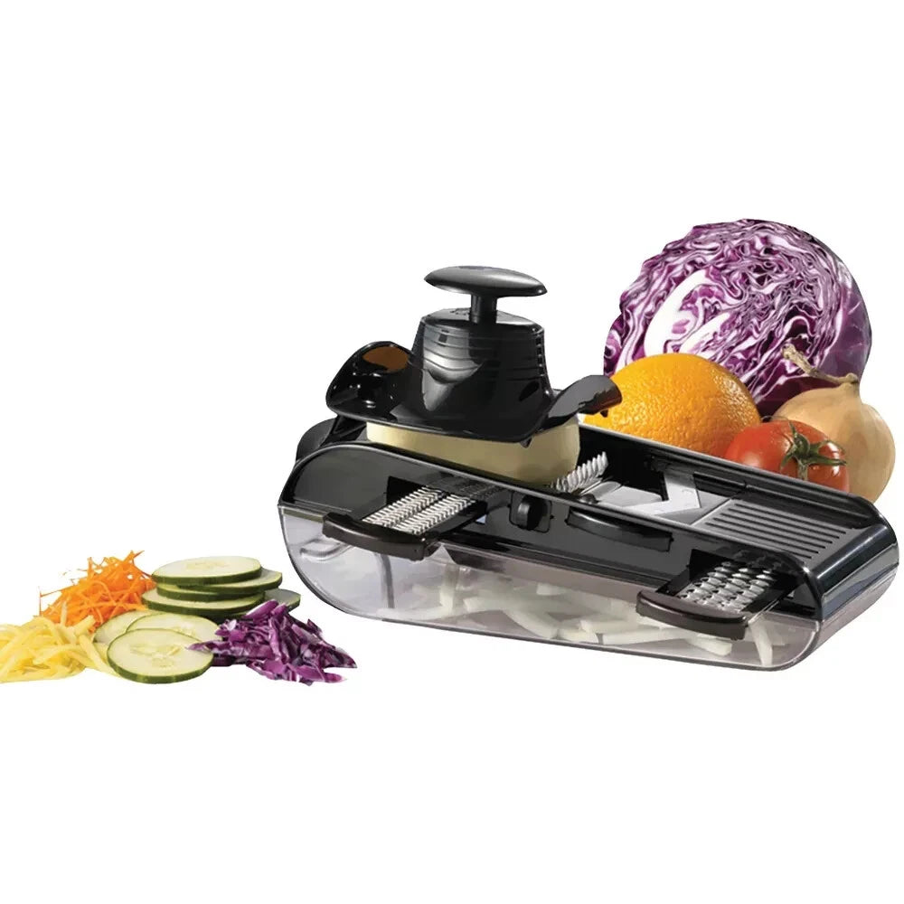 Easy Mandoline Slicer for Kitchen Use - Dishwasher Safe, Non-Slip Base