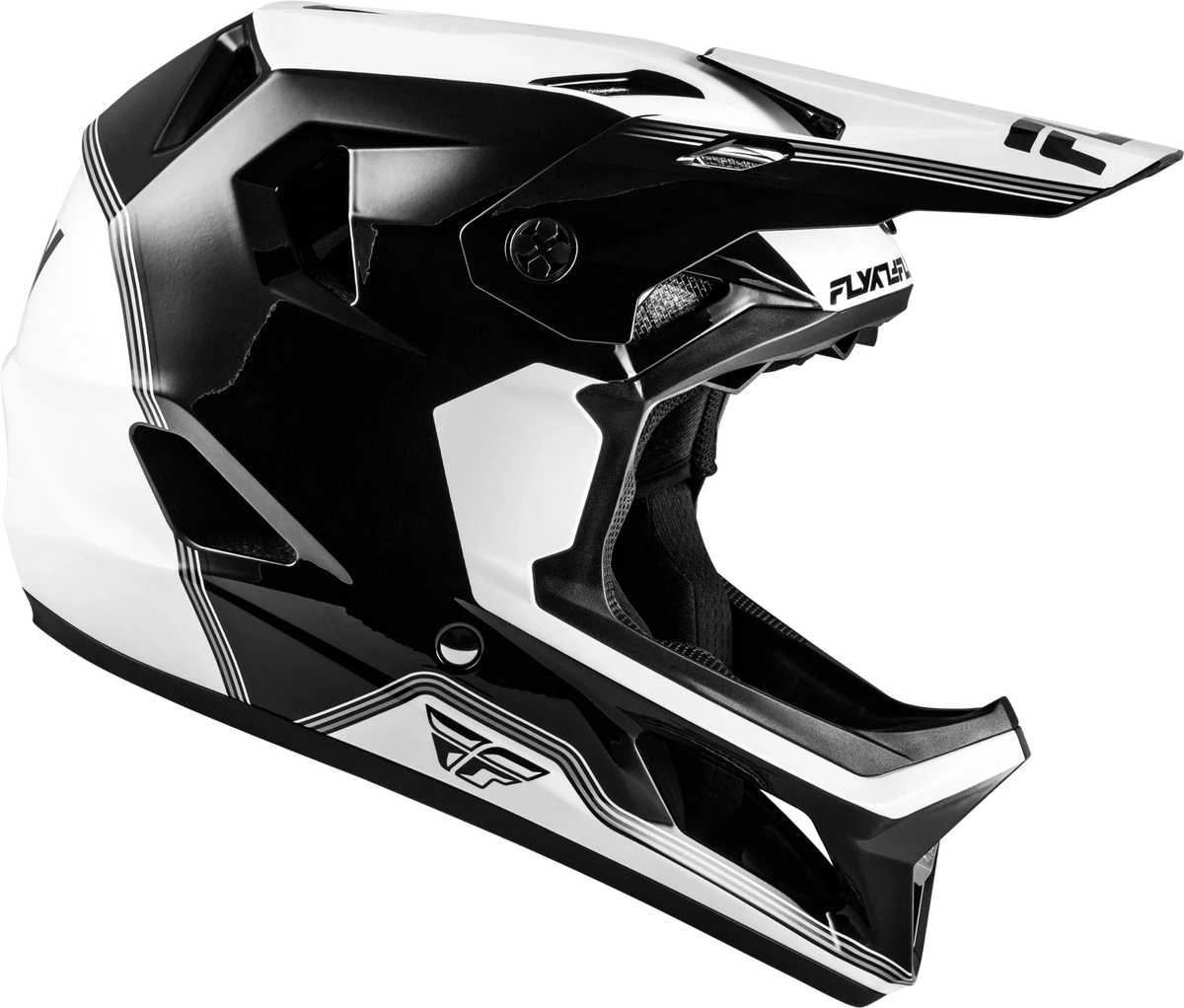 Fly Racing Rayce Repeat Helmet for Bicycle (2024) - X-Large Black/White