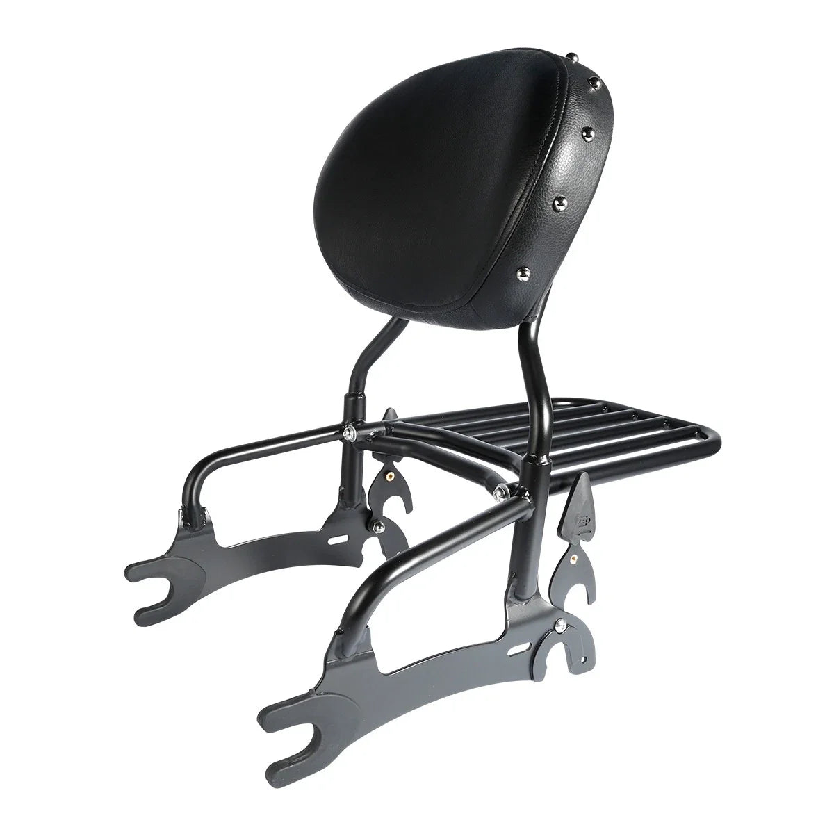 12" Backrest Sissy Bar Pad & Quick Release Spools for Indian Chieftain (2014–2022)