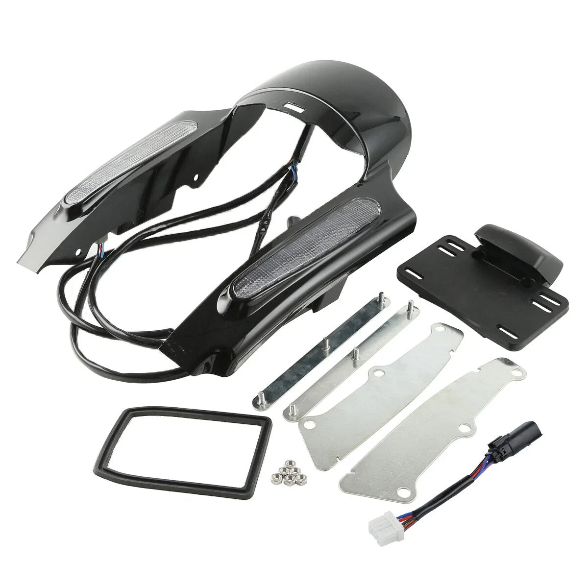 Rear Fender Fascia Set for Harley Touring Road Glide (2009–2013)