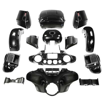 Fairings Bodywork Kit for Harley Electra Glide CVO Limited (2014–2023) Black Earth Fade