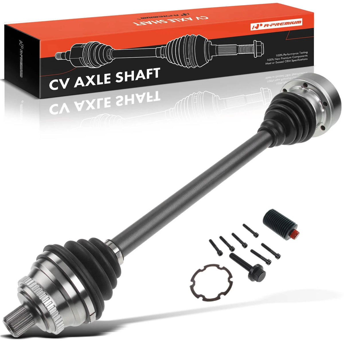 Rear CV Axle Assembly for Audi A4 Quattro 1996–2001, 90 Quattro 1993–1995, 8A0501203E, 8A0501203J, 8A0501203JX, 66-7070