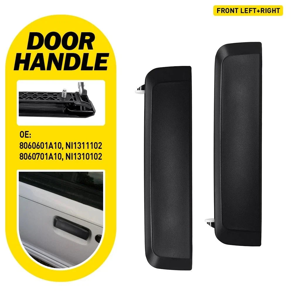 Front Outside Exterior Door Handle Set LH RH for Nissan D21 Sentra (1986–1997)