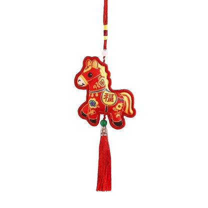 Year of the Horse Pendant Ornament - Fabric Construction