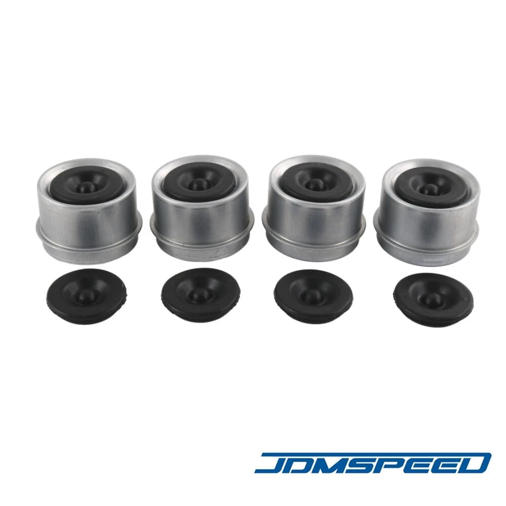Set of 4 Trailer 1.98" Axle EZ Lube Grease Hub Cover Dust Cap 17Q06688-198EBUS