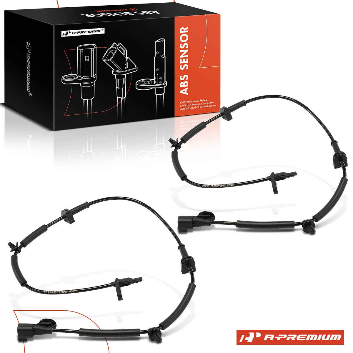 2X Front ABS Wheel Speed Sensor for Ford EcoSport (2019–2022) GN1Z2C204A, GN1Z2C204B, BRAB483, 5S17289, ALS3196