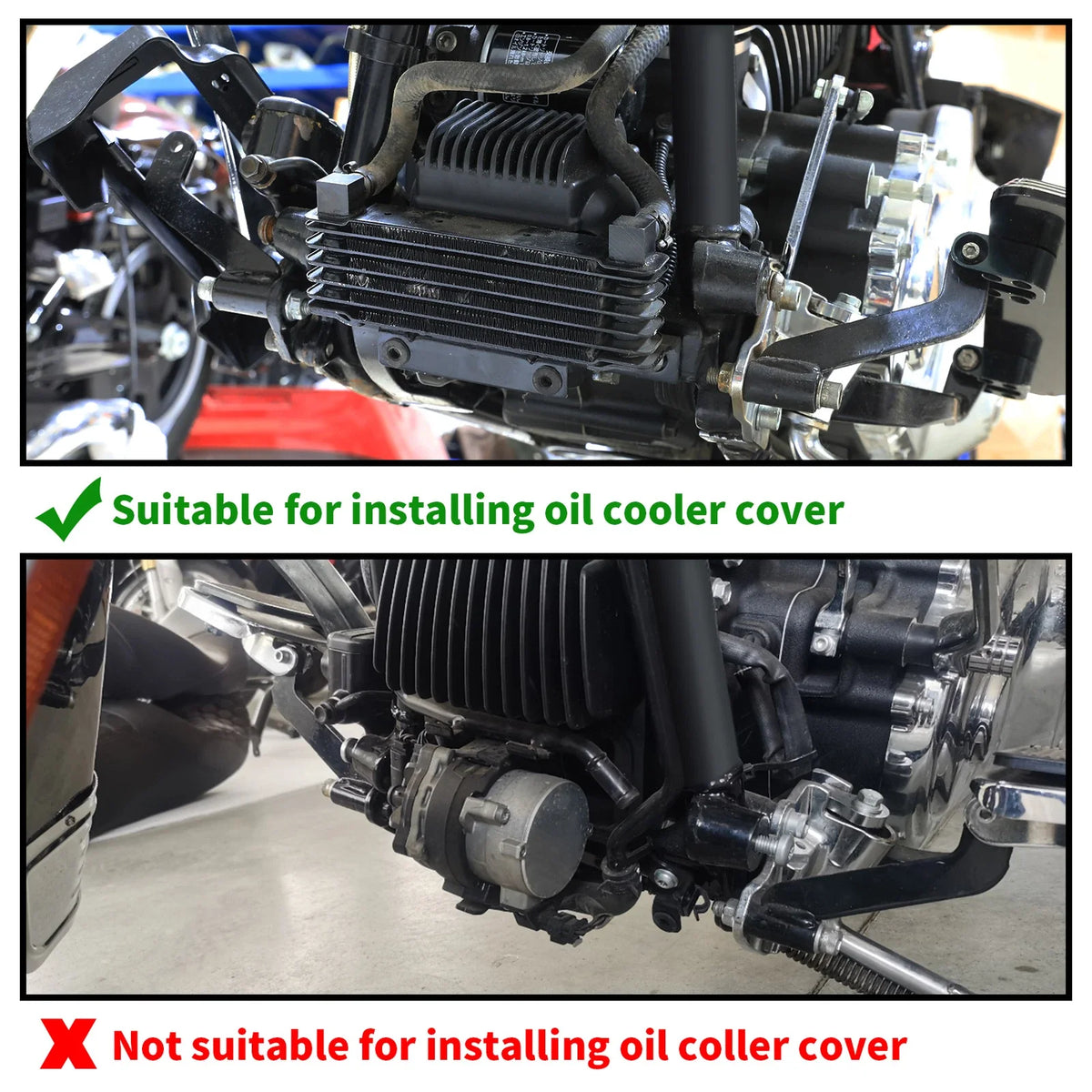 Chrome Oil Cooler Cover for Harley Touring Models (2011–2016)