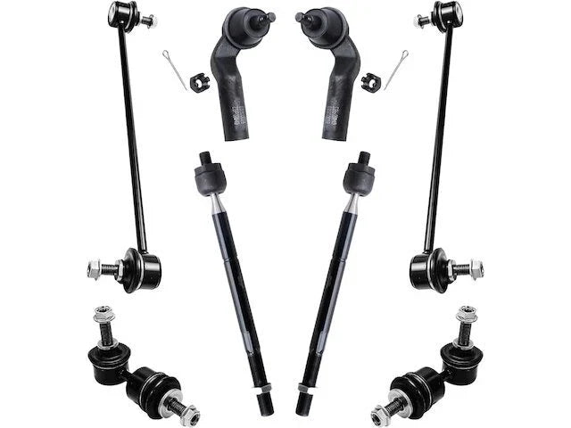 Front and Rear Tie Rod and Sway Bar Link Kit for Mazda 3 (2004–2009) NS383HK