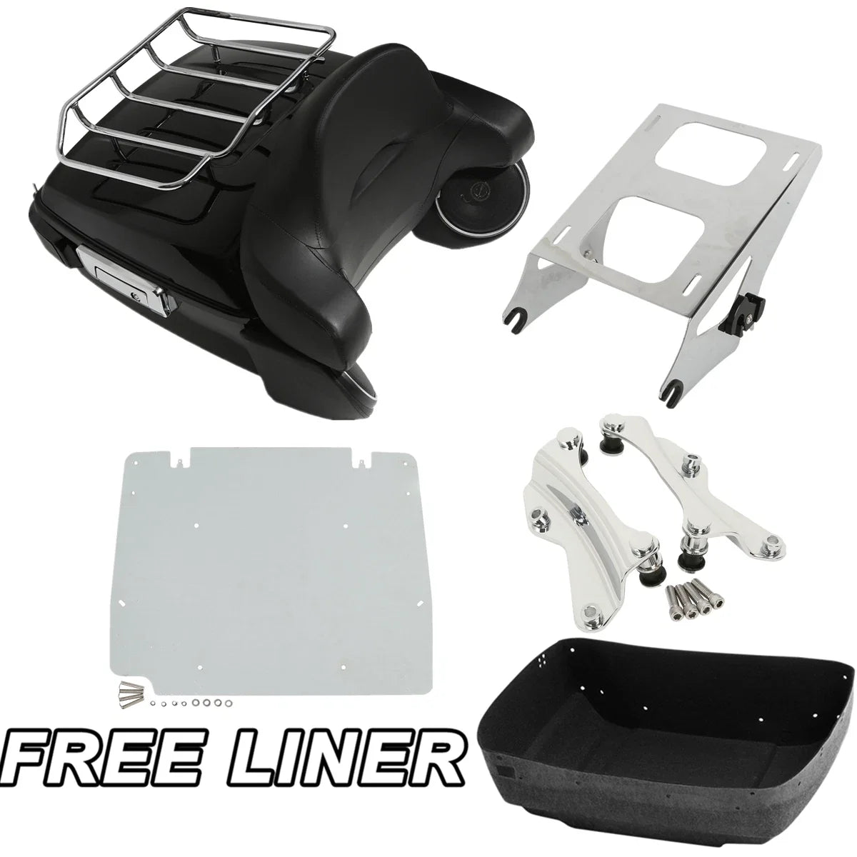 Trunk Pad Light Speaker Plate for Harley Electra Glide (2014–2025)