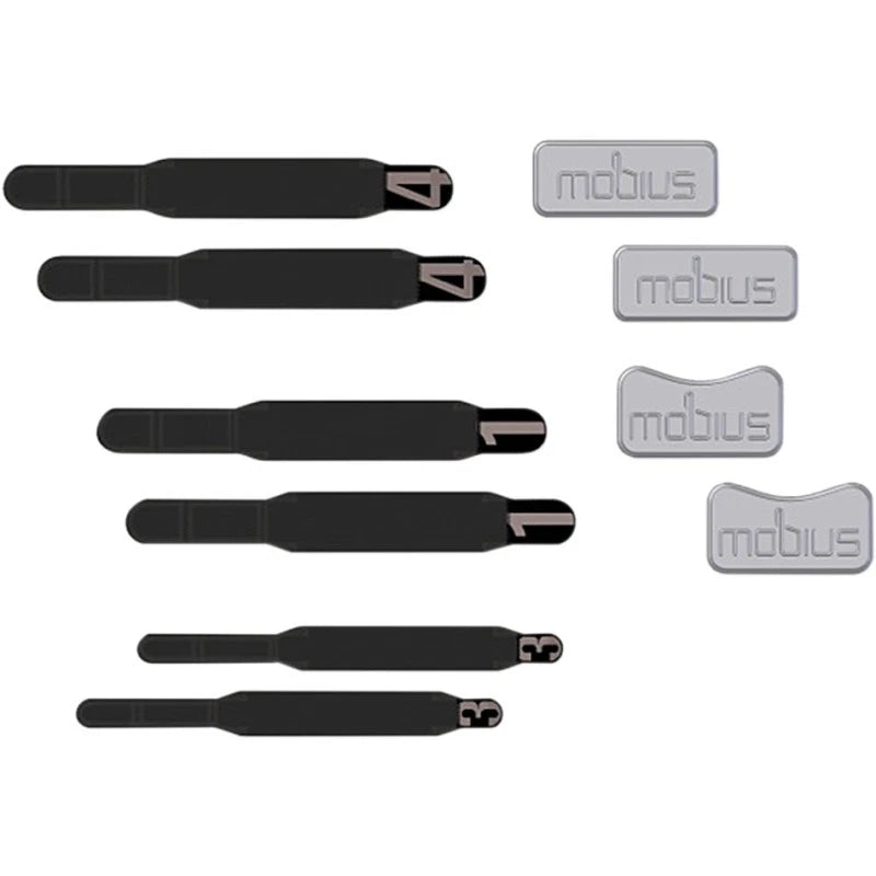 Strap Kit for MOBIUS X8 (2050201) - Black - XS