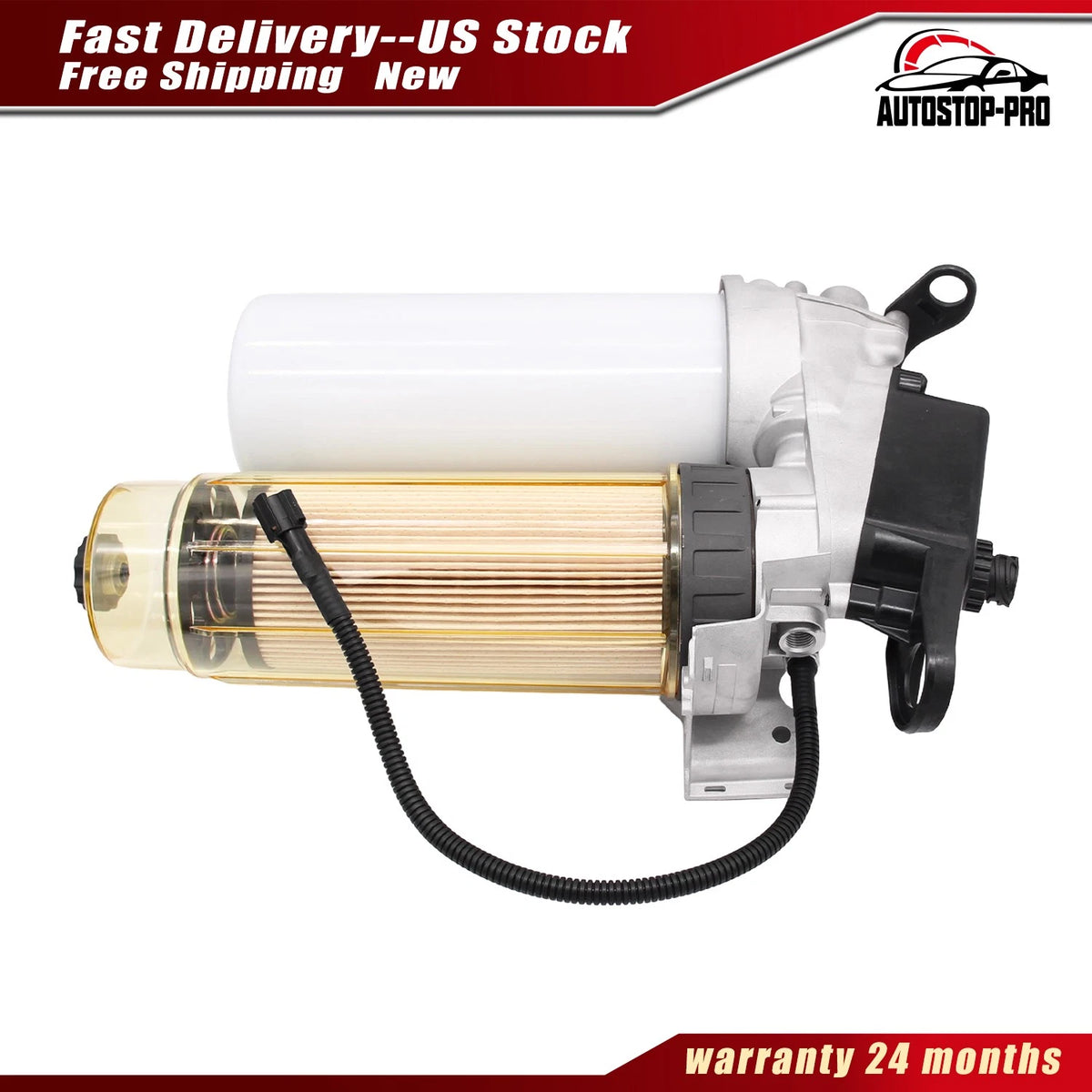 Fuel Filter Assembly & Heating Module for Volvo D12D FH12/16 FM (2000–2023) 20464376, 20982428, 21032642