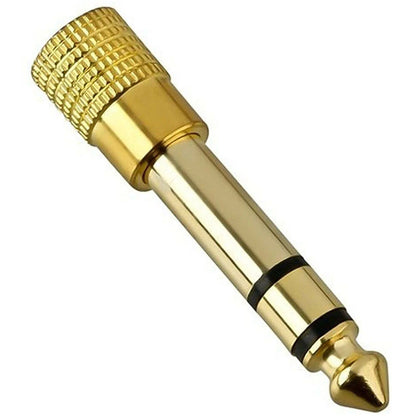 20PC 6.35mm Male to 3.5mm Female TRS Stereo Audio Adapter