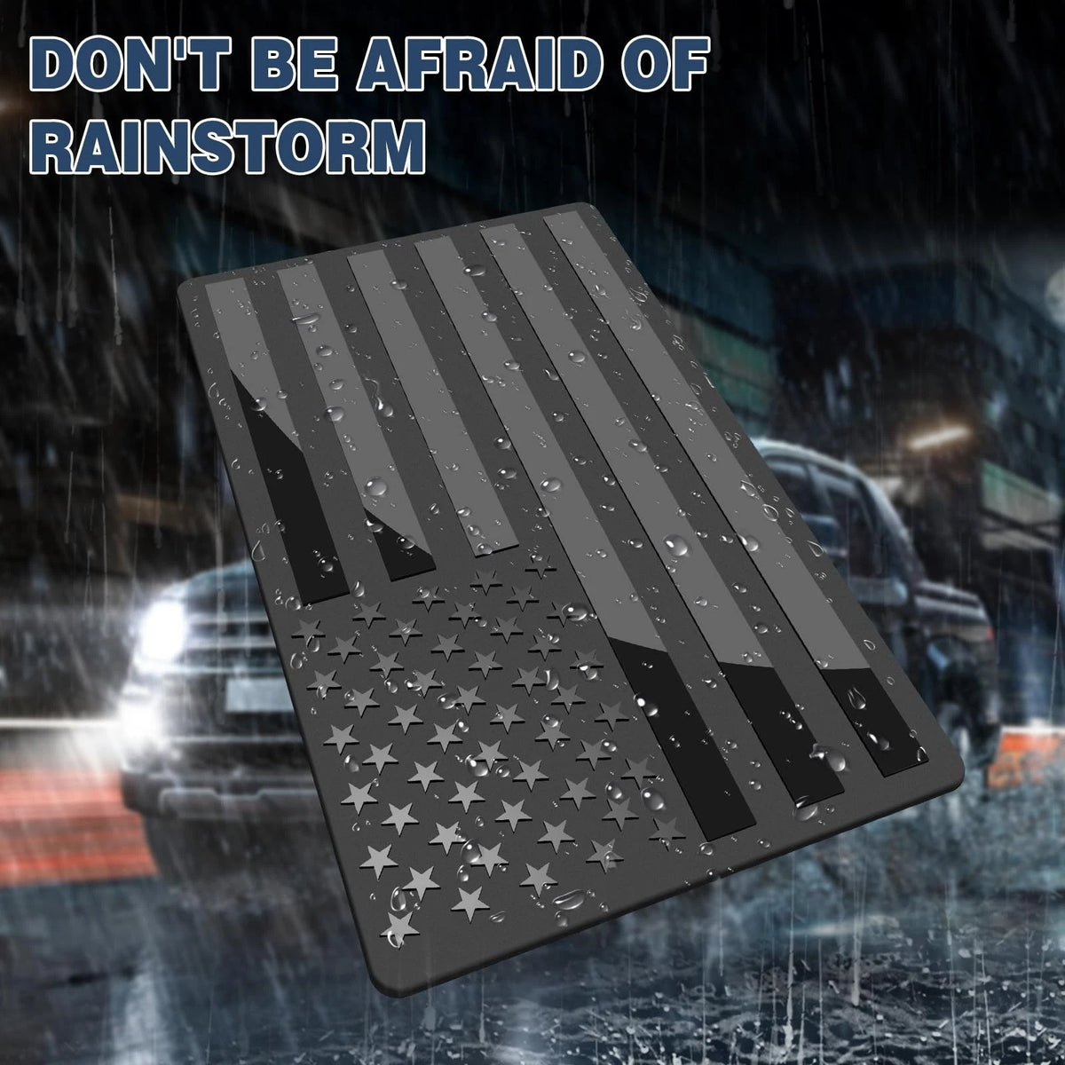 3D Metal American Flag Decal for Car