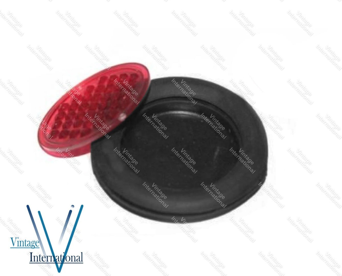 Rear Mudguard for Jawa 353 354 359 360 (Red Rubber Reflector)