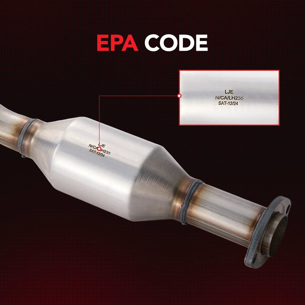 Rear Catalytic Converter for Toyota Camry 2010–2011 (2.5L) EPA