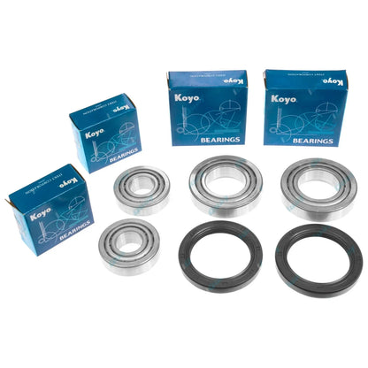 2x Front Koyo Wheel Bearing + Seal Kits for Hilux 2wd RWD Ute RN LN YN RZN 76~05