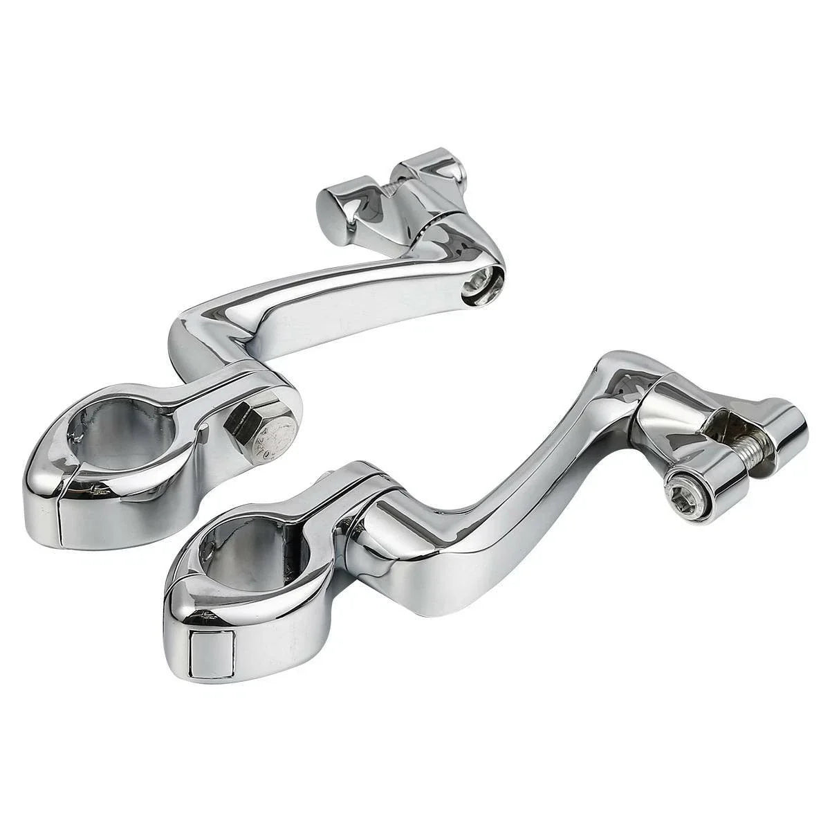 1 1/4" Adjustable Engine Guard Highway Foot Pegs for Harley