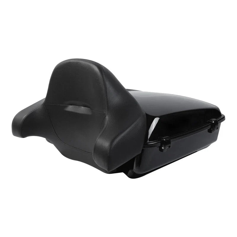 Chopped Trunk Luggage Backrest Solo Mount Rack for Harley Road Glide (2014–2026)
