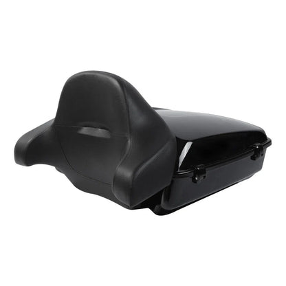 Chopped Trunk Luggage Backrest Solo Mount Rack for Harley Road Glide (2014–2026)