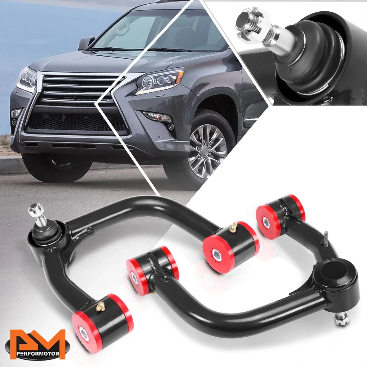 J2 2" Lift Front Upper Control Arms for Lexus GX460 GX470 4Runner Fj Cruiser (2003–2023)